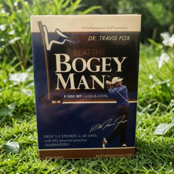New Dr Fox’s Beat The Bogey Man Drop 3-5 Stokes In 30 Days 4 DVD 4 CD Collection - Picture 1 of 8